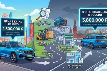Почему цена авто в Китае не равна цене в России